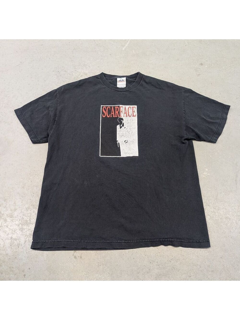 Vintage Y2K Scarface Black and White Movie Promo T-shirt